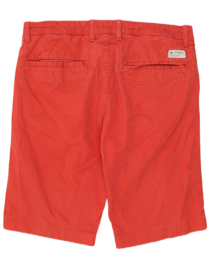 ADIDAS Herren Chinoshorts W36 Große rote Baumwolle