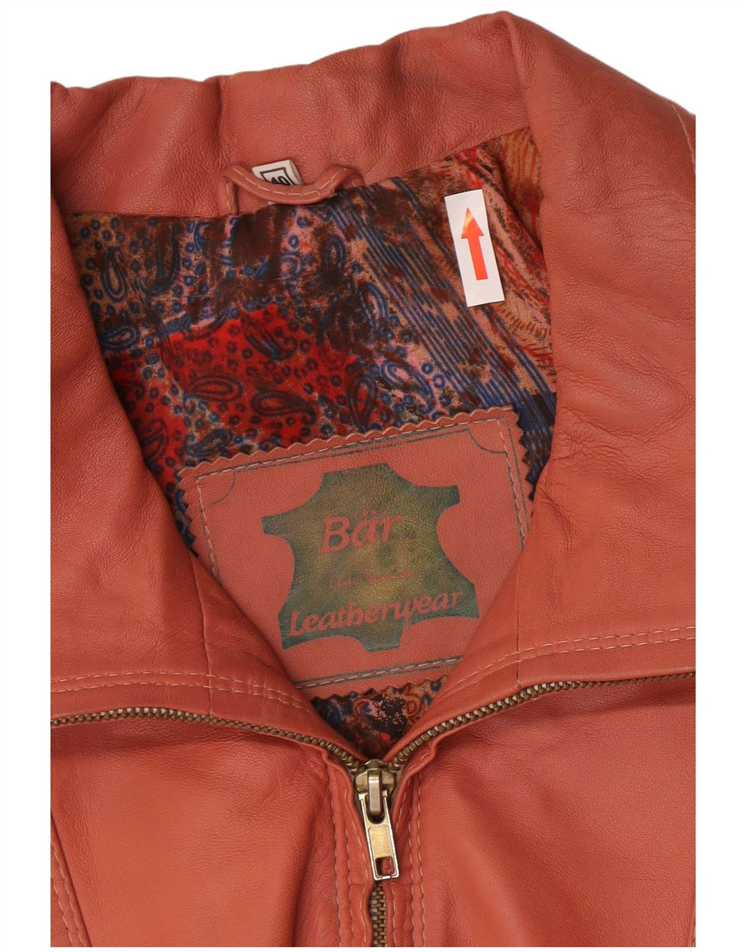 Vintage Damen Übergroße Lederjacke EU 40 Mittelrosa Leder