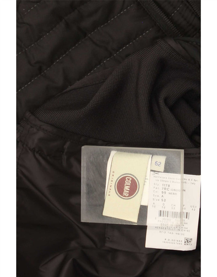 Colmar Herren Wattierte Jacke IT 52 Large Schwarz Colourblock Polyester