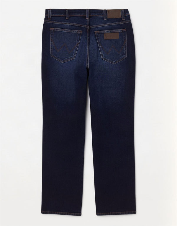 Wrangler Herren Texas Slim Jeans W34 L32 Blaue Baumwolle
