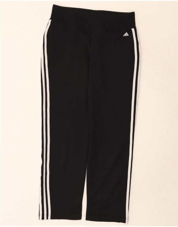 Adidas Damen Trainingshose UK 14 Medium Schwarz Polyester