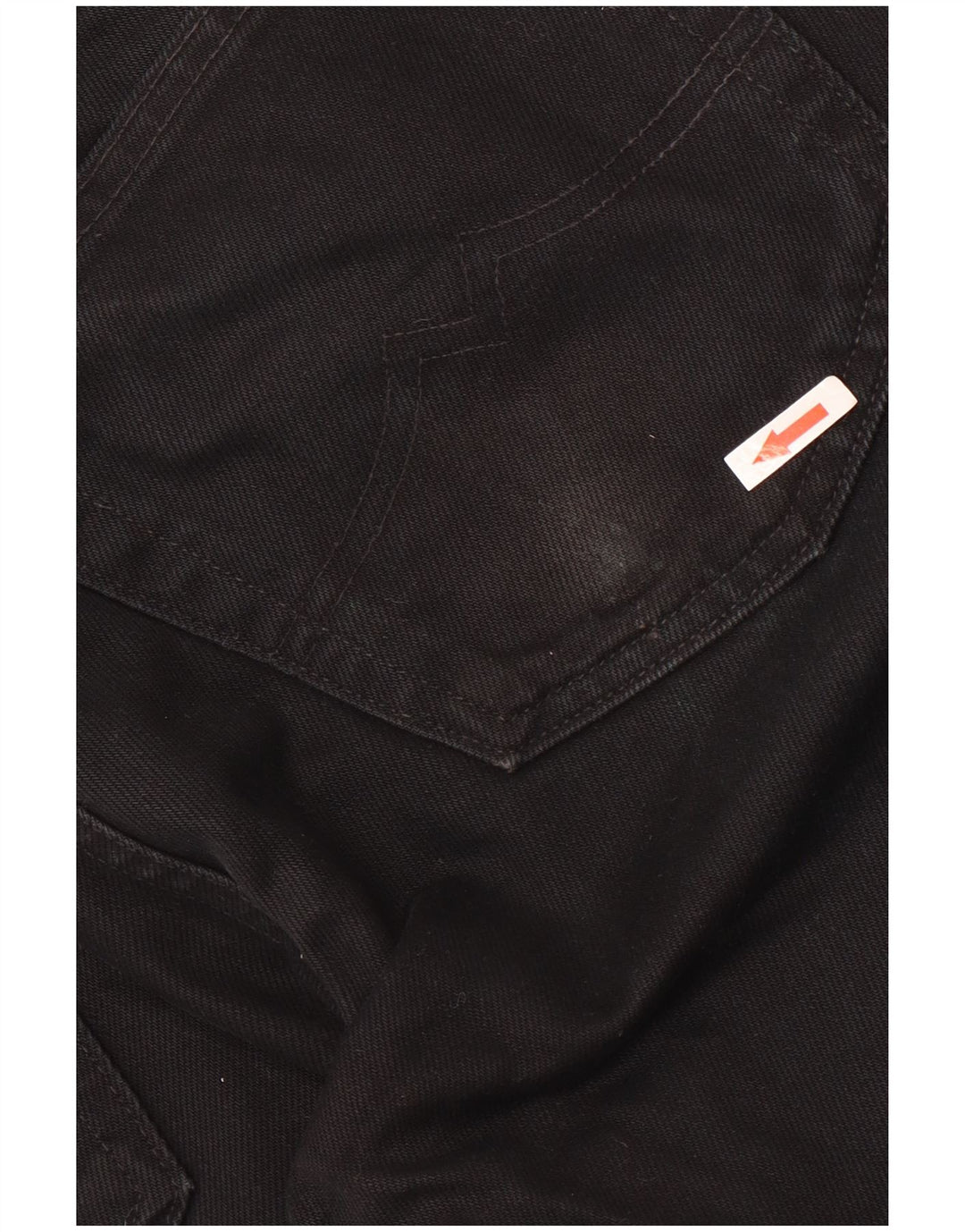 Mustang Herren Straight Jeans W36 L30 Schwarze Baumwolle
