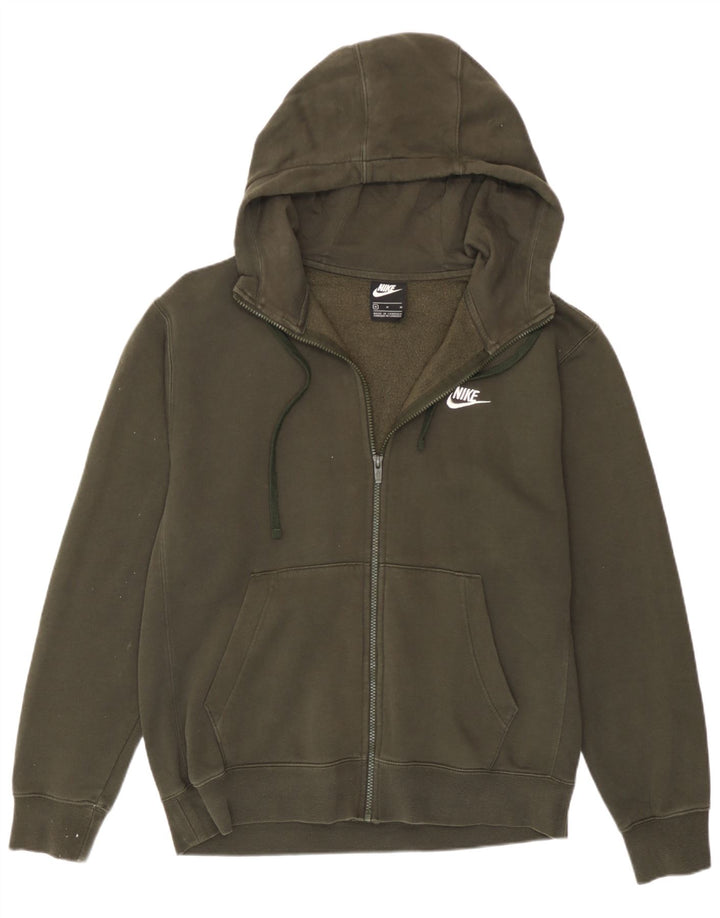 Nike Herren-Kapuzenpullover mit Reißverschluss, mittlere Khaki-Baumwolle