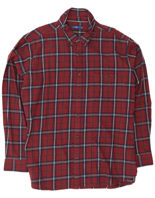 Cotton Traders Herren Flanellhemd 3XL Rot kariert