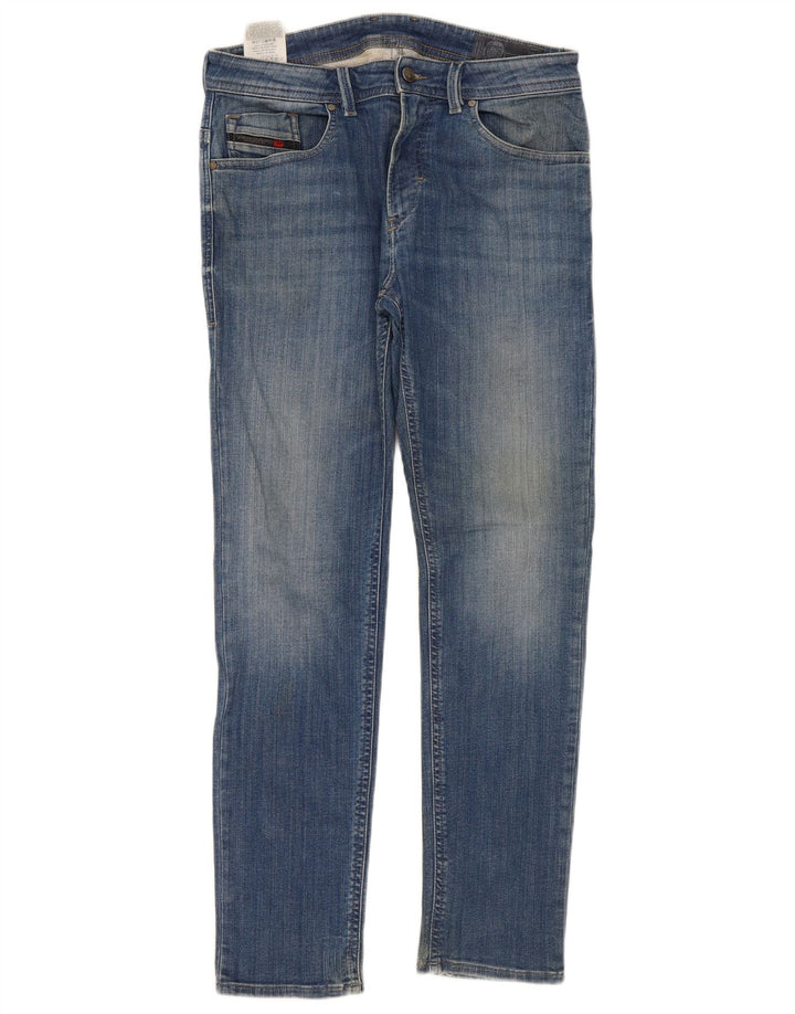 Diesel Herren Slim Jeans W32 L31 Blaue Baumwolle