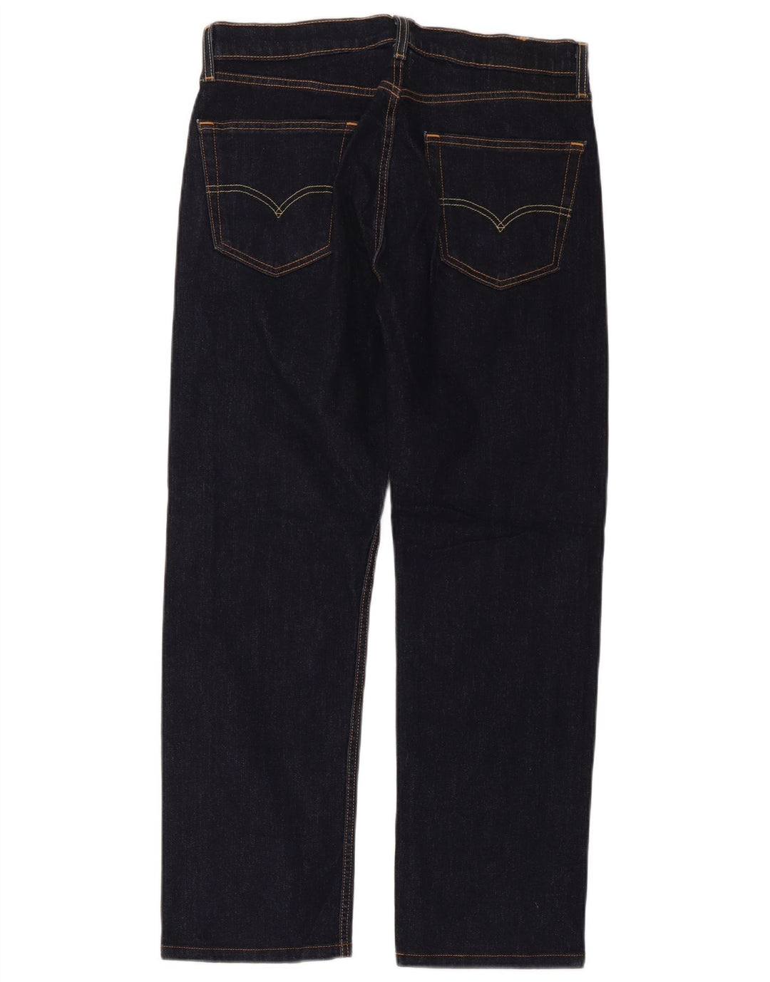Levi's Herren Straight Jeans W32 L32 Marineblaue Baumwolle