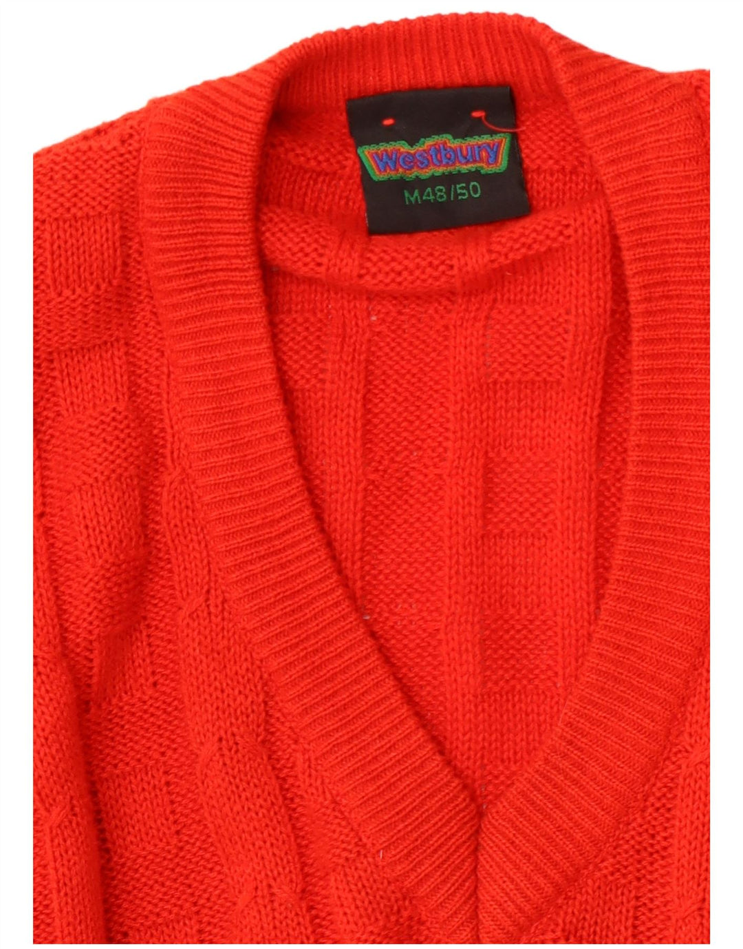 WESTBURY Herren Weste Tank Top IT 48/50 Mittelrot