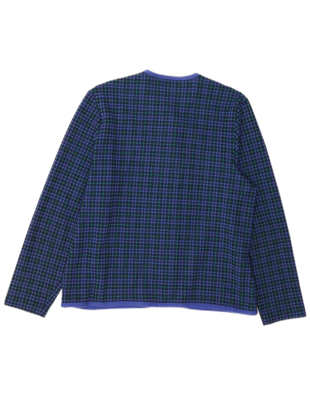 RICHARD STUMP Damen 5-Knopf-Blazerjacke UK 16 Large Blue Check