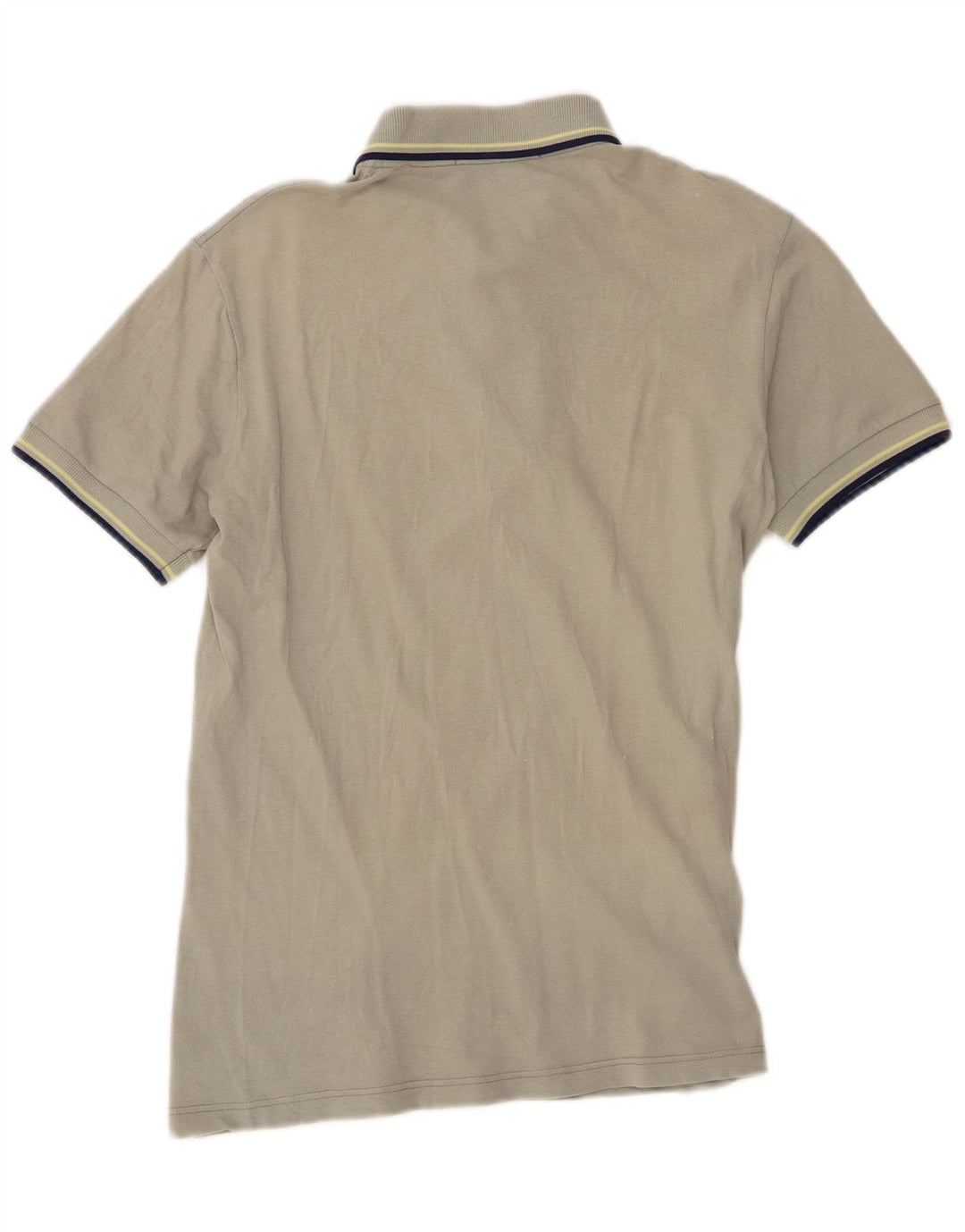 Fred Perry Herren-Poloshirt, klein, grau gestreift, Baumwolle