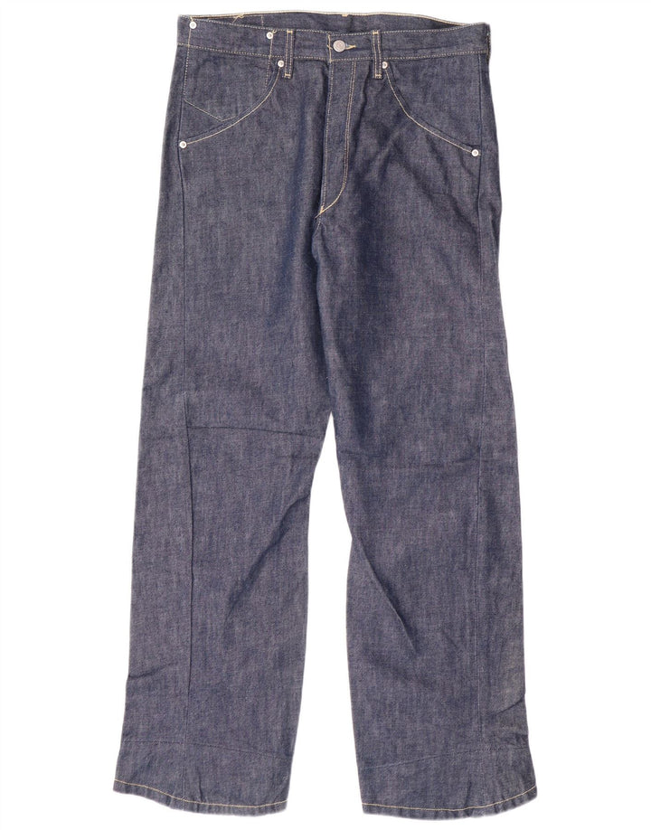 LEVI'S Herren 501 Straight Jeans W32 L30 Blue Cotton Classic