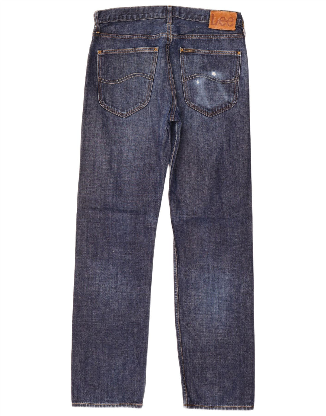 LEE Herren Blake Straight Jeans W32 L32 Blaue Baumwolle