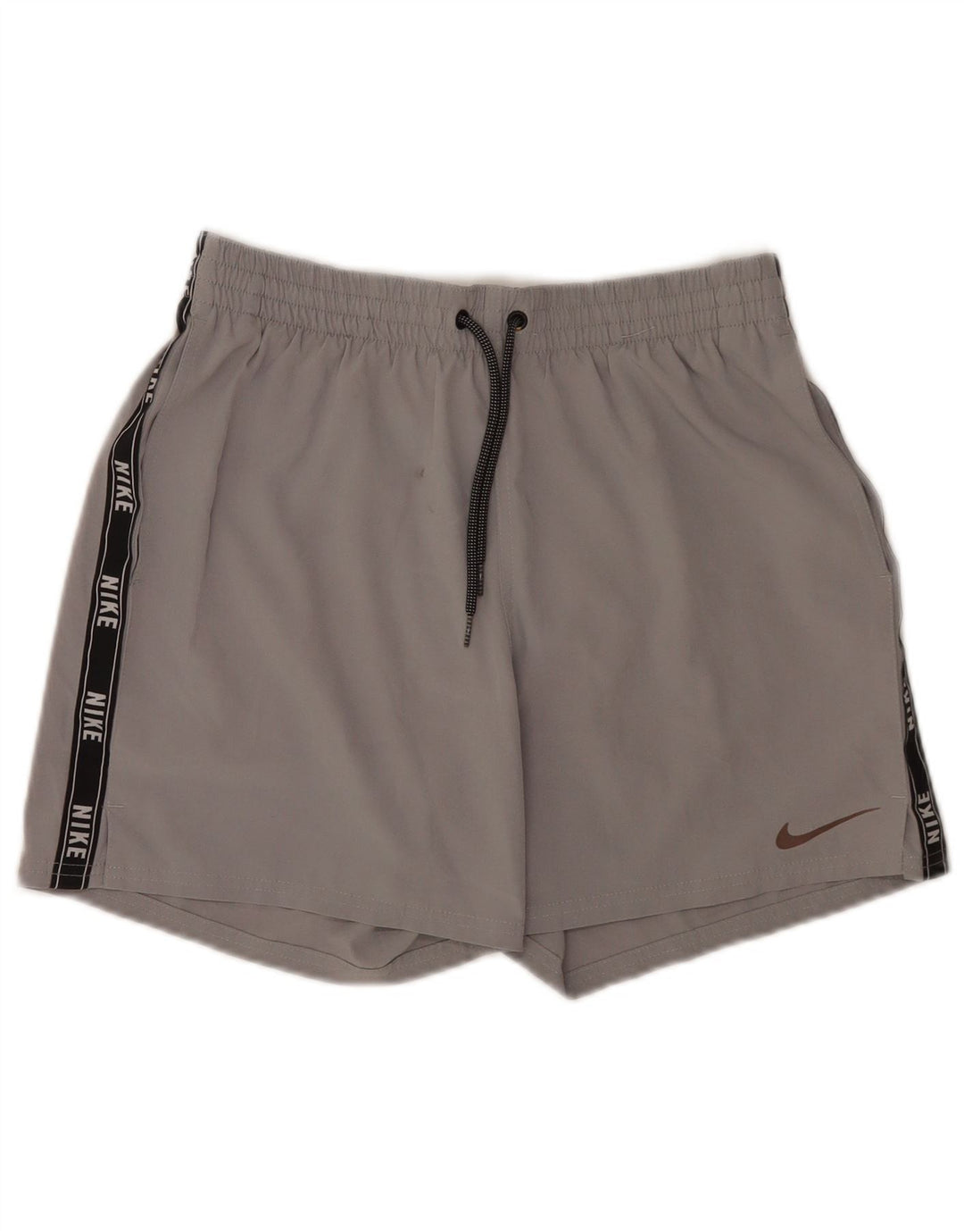 Nike Herren-Sportshorts mit Grafik, mittelgraues Farbblock-Polyester