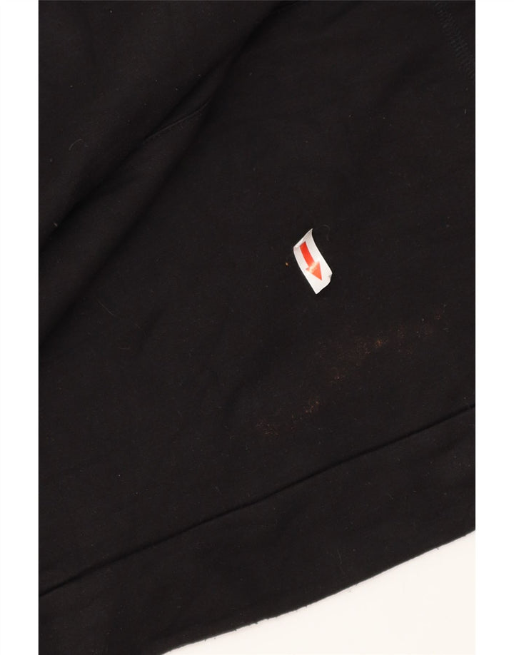 Fat Face Damen-Sweatshirt mit Rollkragen, übergroß, Gr. 10, Größe S, Schwarz