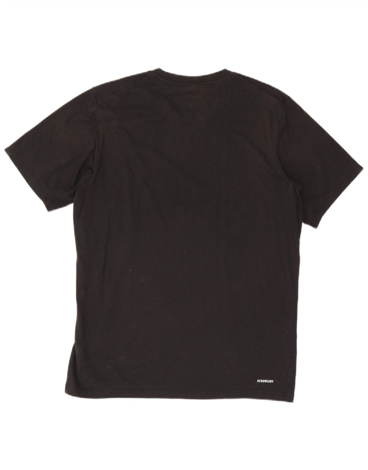 Adidas Herren Aeroready T-Shirt Top Large Schwarz Polyester