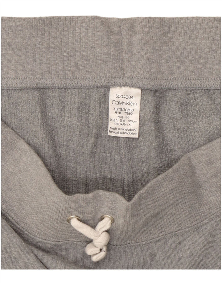 CALVIN KLEIN Damen Trainingshose Jogger UK 18 XL Grau meliert
