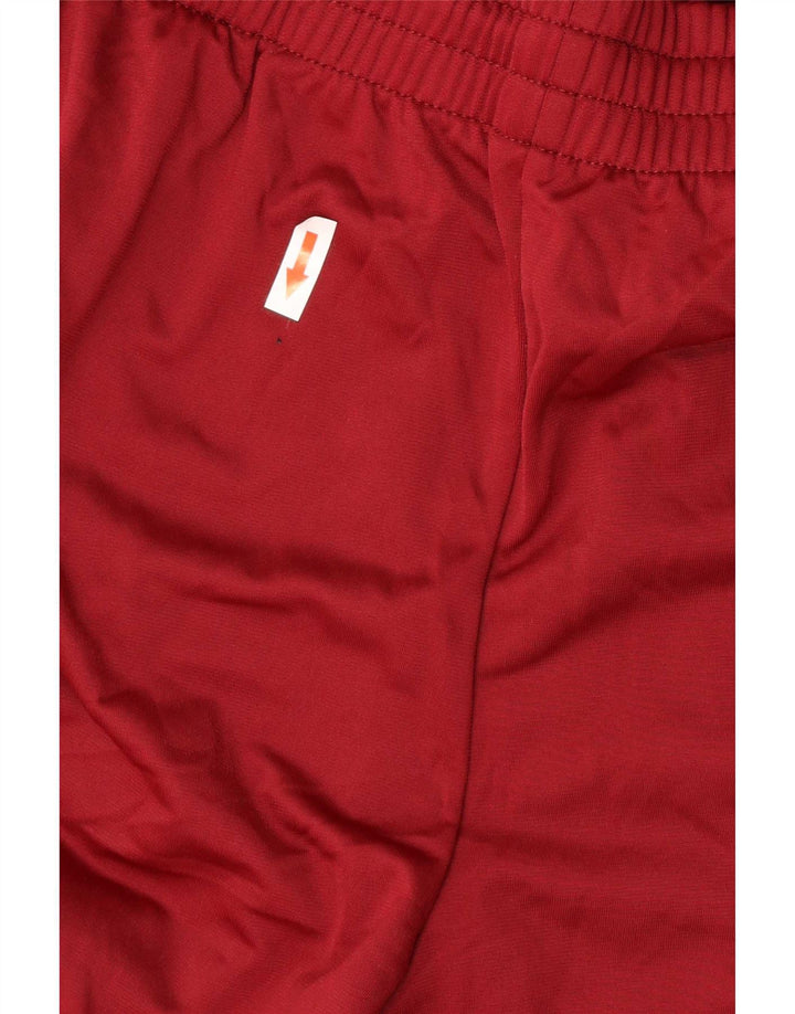 Adidas Herren-Trainingshose, groß, Burgunderrot, Polyester