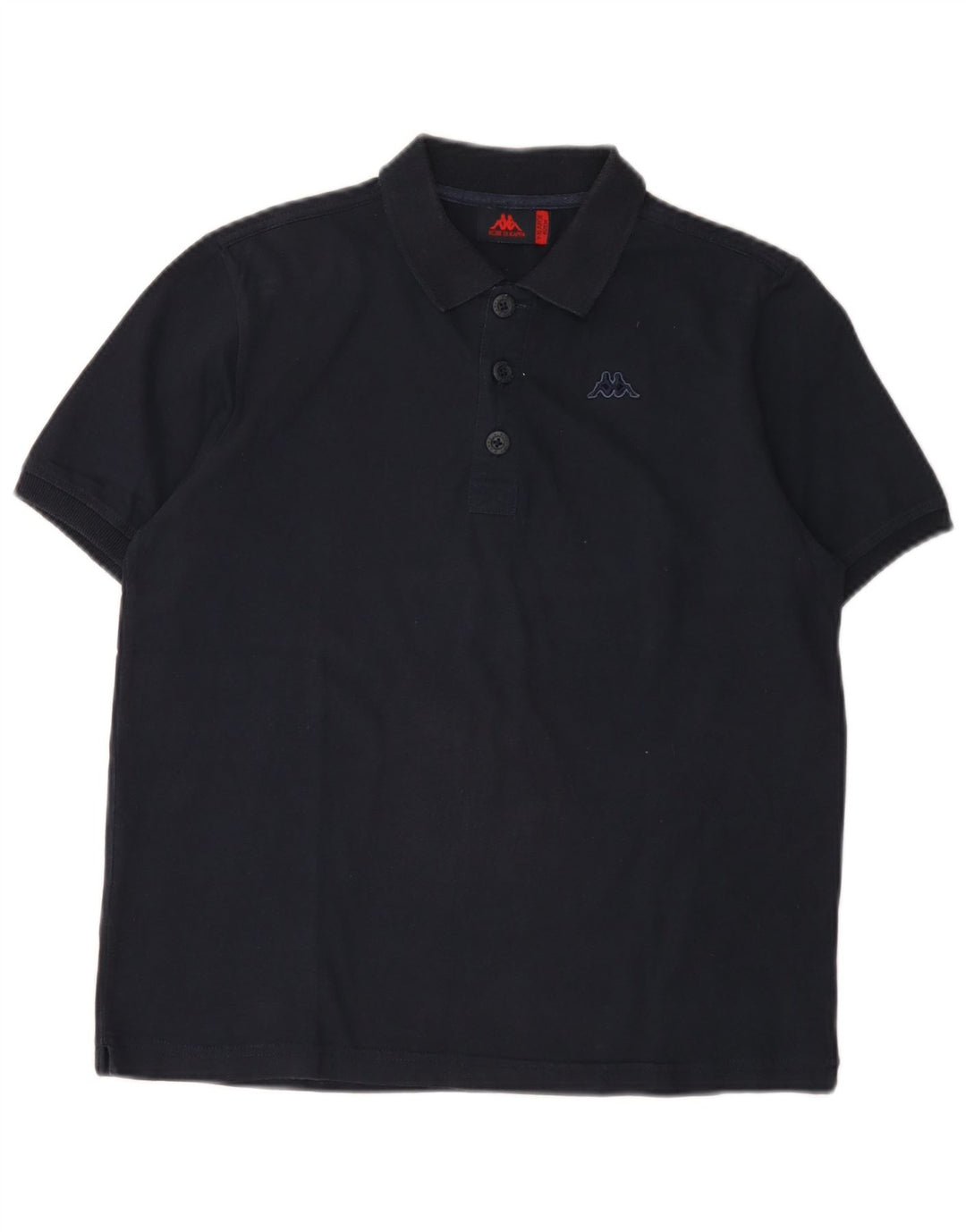 Kappa Jungen-Poloshirt, 11–12 Jahre, XL, Marineblau, Baumwolle