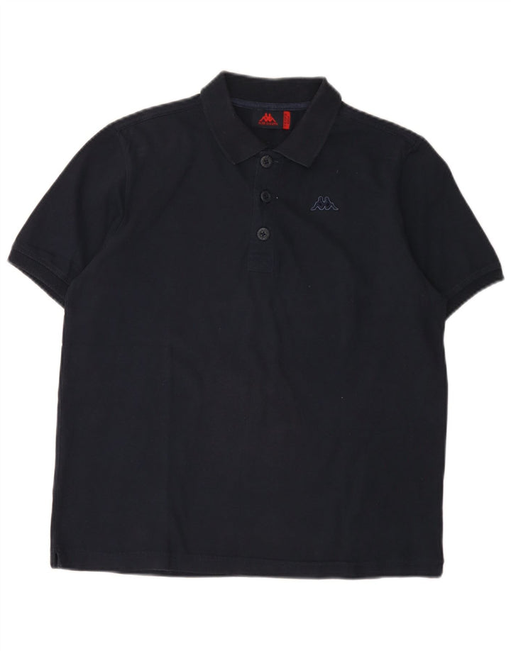 Kappa Jungen-Poloshirt, 11–12 Jahre, XL, Marineblau, Baumwolle
