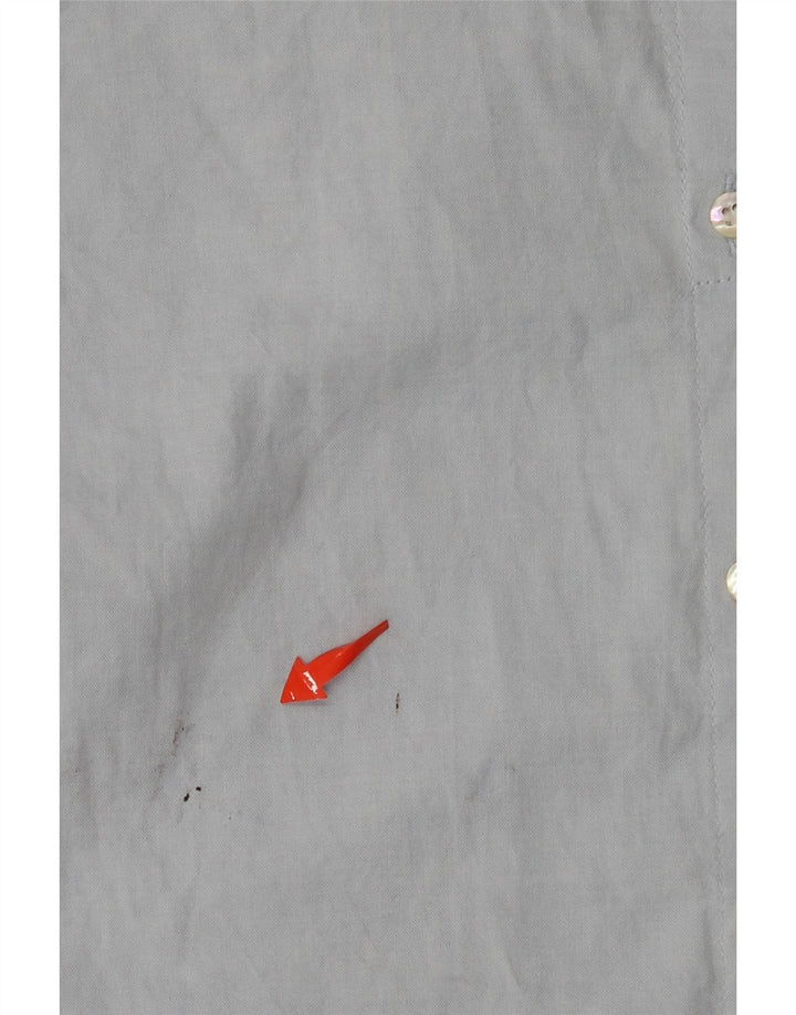 LEVI'S Damen-Hemd UK 14 aus mittelblauer Baumwolle