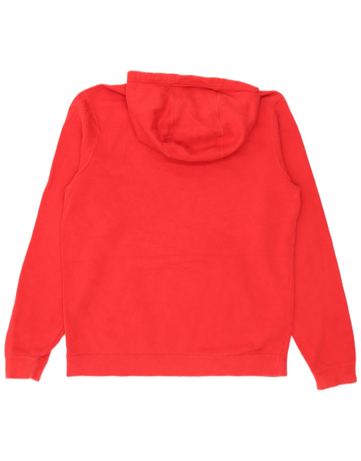 Nike Herren-Kapuzenpullover mit Grafik, mittelrote Baumwolle