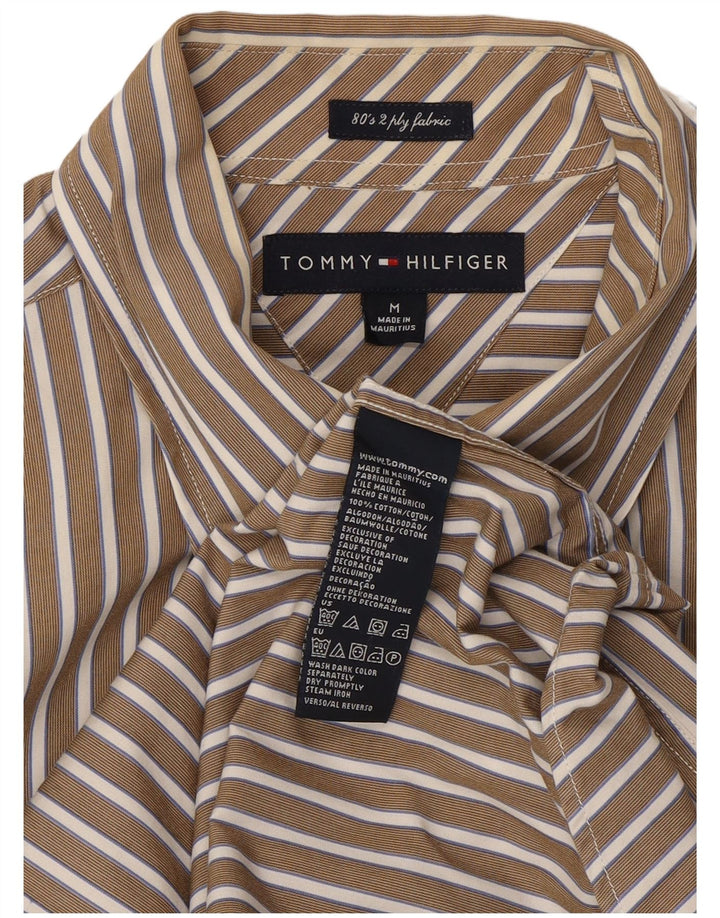 Tommy Hilfiger Herrenhemd aus mittelbeiger, gestreifter Baumwolle