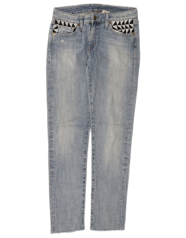 RALPH LAUREN Damen Slim Jeans W27 L28 Blaue Baumwolle