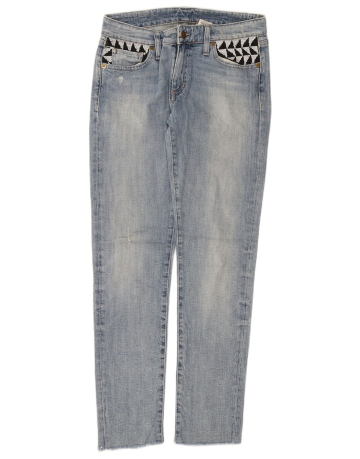 RALPH LAUREN Damen Slim Jeans W27 L28 Blaue Baumwolle