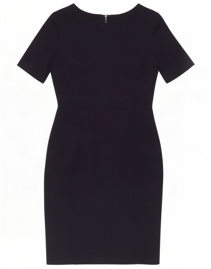 Marks & Spencer Damen Etuikleid UK 8 Small Marineblau Polyester