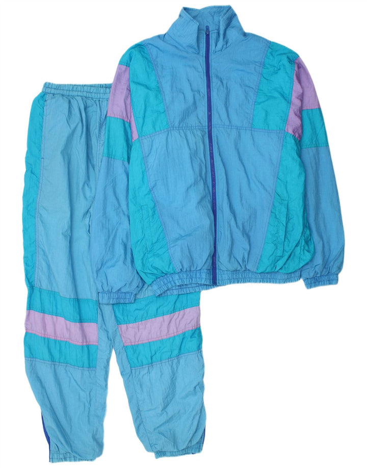 Kolon Mens Activ Full Trainingsanzug, groß, blau, Farbblock