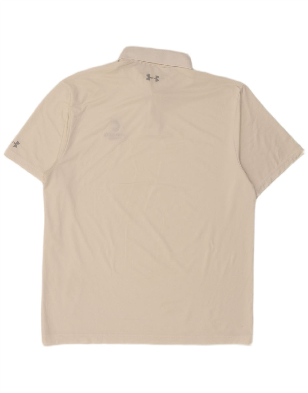 Under Armour Herren Heat Gear Poloshirt, Größe L, Weiß