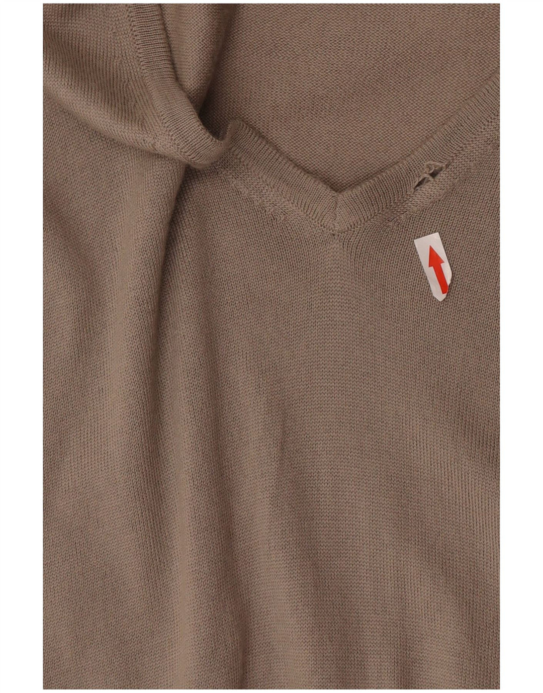 Marks & Spencer Herren Autograph Pullover mit V-Ausschnitt XL Beige Wolle