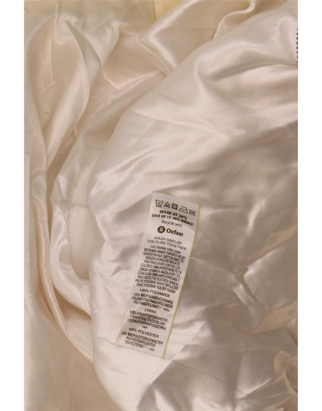 Marks & Spencer Damen-Utility-Jacke mit Kapuze, UK 16, Größe L, gebrochenes Weiß