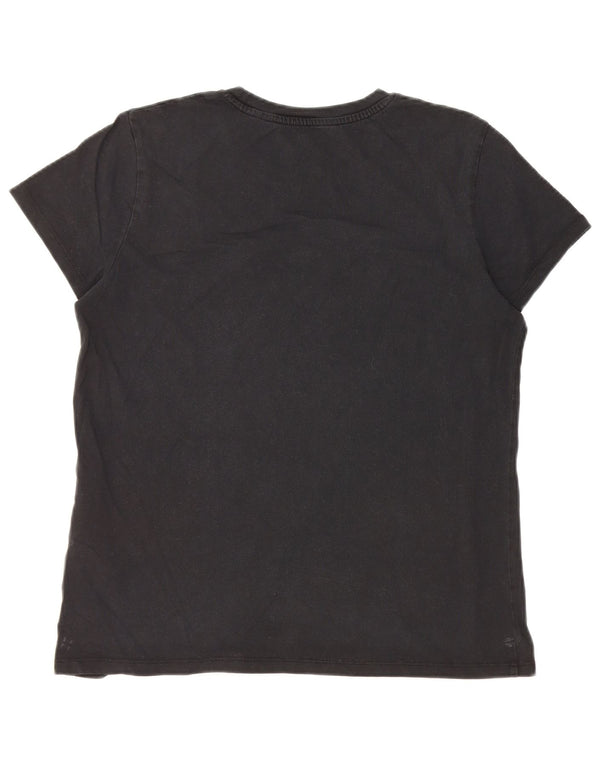 Levi's Damen-T-Shirt mit Grafik, UK 16, Größe L, Schwarz, Baumwolle