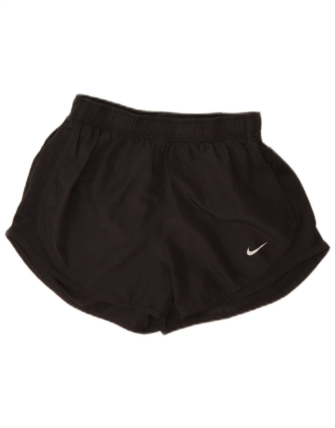 Nike Damen Dri Fit Sport Shorts UK 8 Small Schwarz Polyester