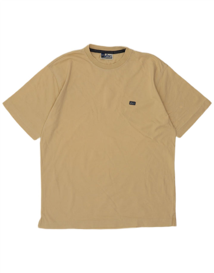 Asics Herren T-Shirt Top mittelgelbe Baumwolle