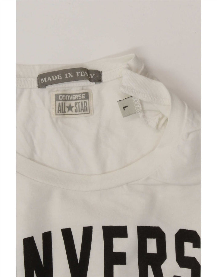 Converse Damen Graphic Vest Top UK 14 Large Weiß