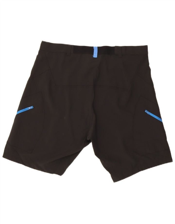 Mountain Warehouse Herren-Shorts XL W40, schwarzes Polyester