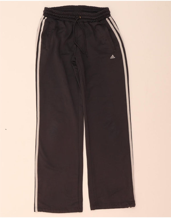 ADIDAS Damen Trainingshose UK 12 Medium Schwarz Polyester