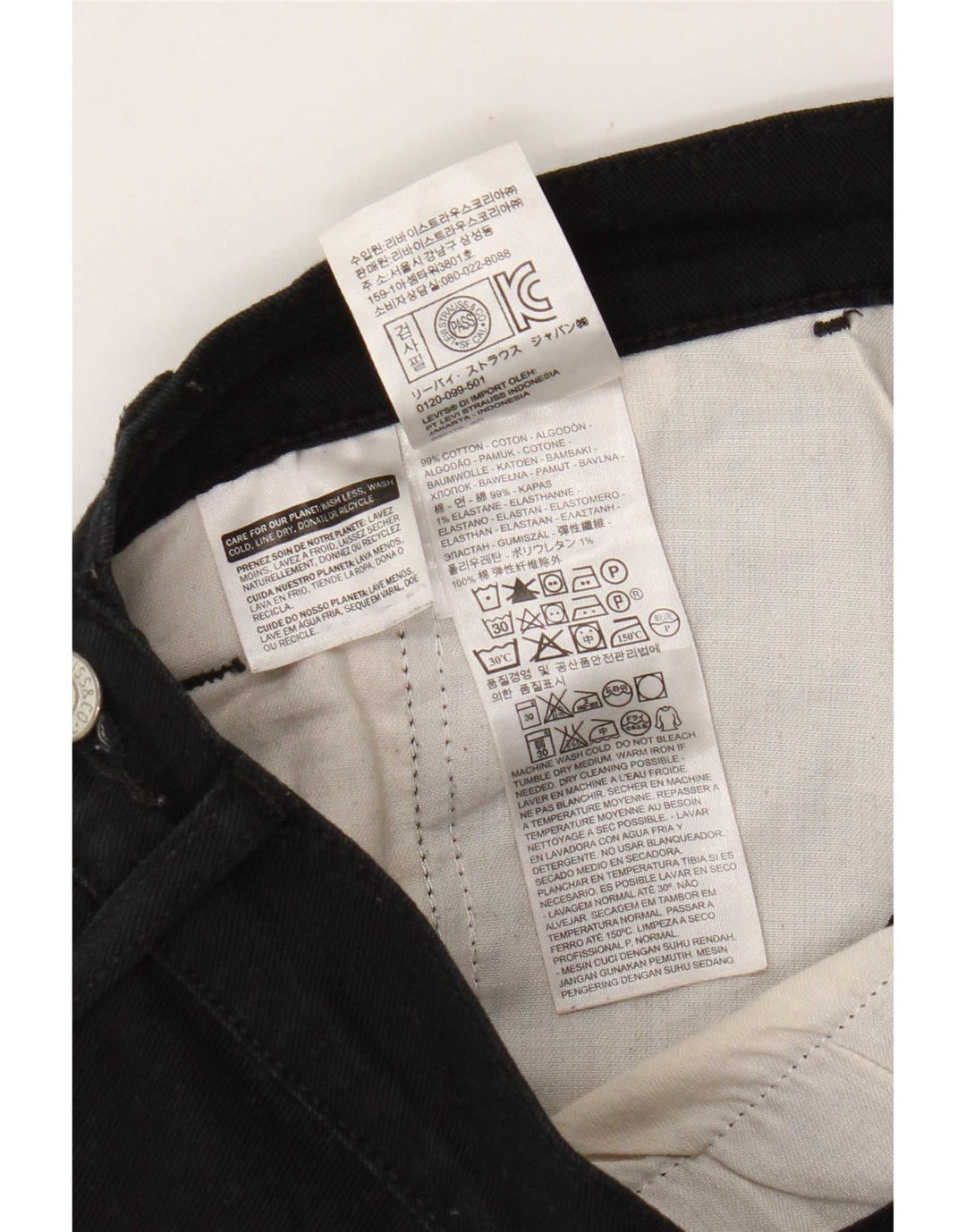 Levi's Herren-Jeansshorts, W30, mittelschwarz, Baumwolle
