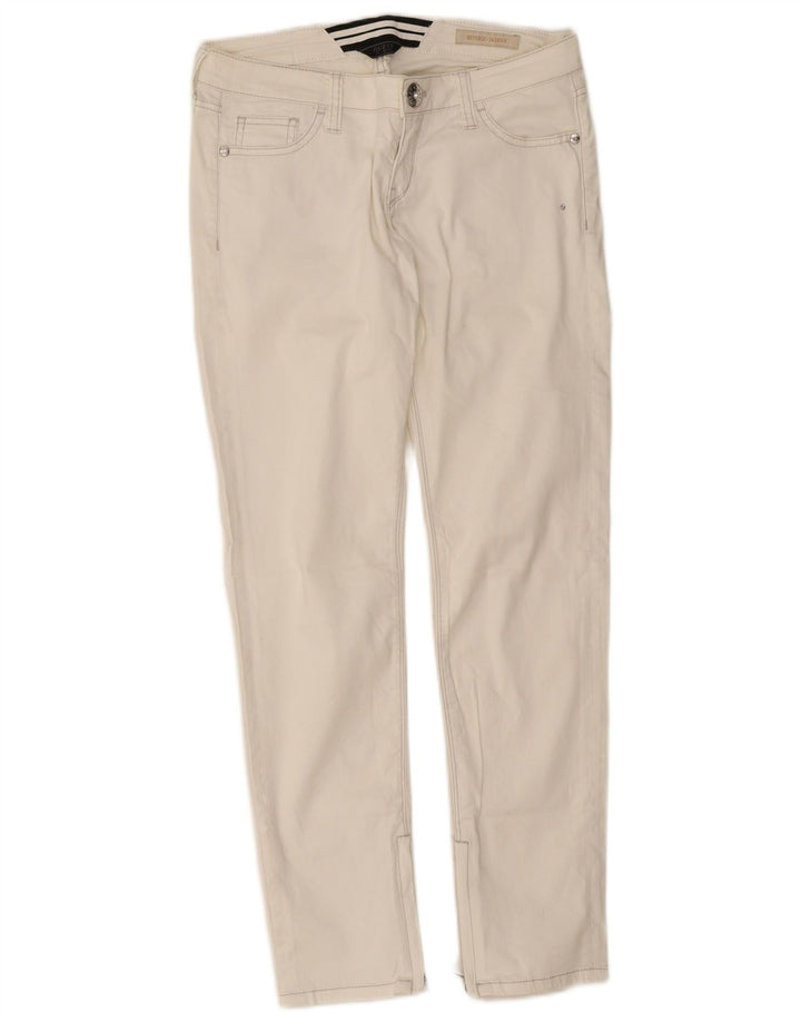 Guess Damen Beverly Skinny Jeans W28 L28 Weiß