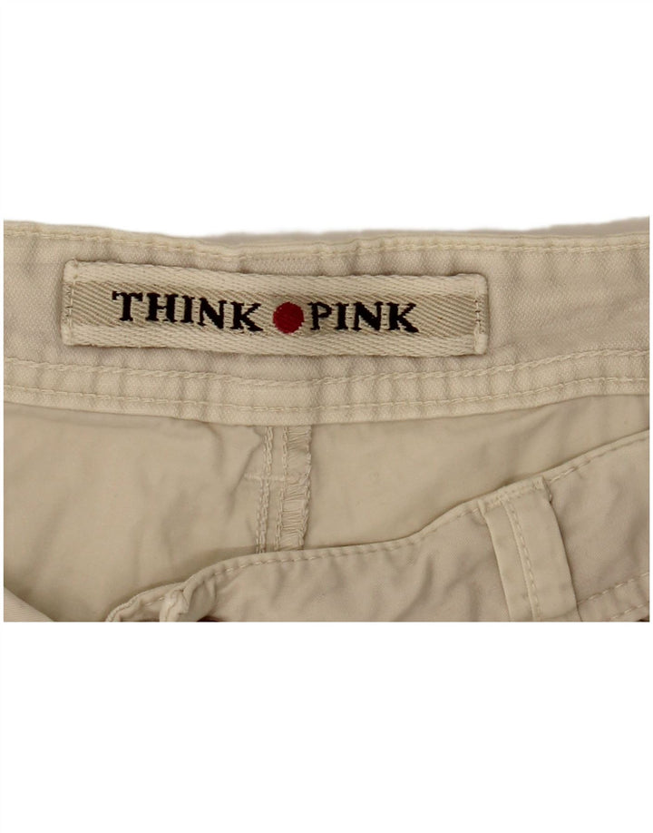 Think Pink Herren-Chinoshorts W36 Large Beige