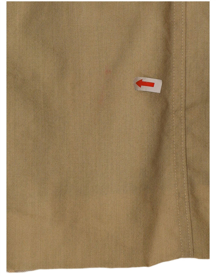 Marella Damen-Blazer mit 5 Knöpfen, übergroß, UK 10, kleine Khaki-Wolle