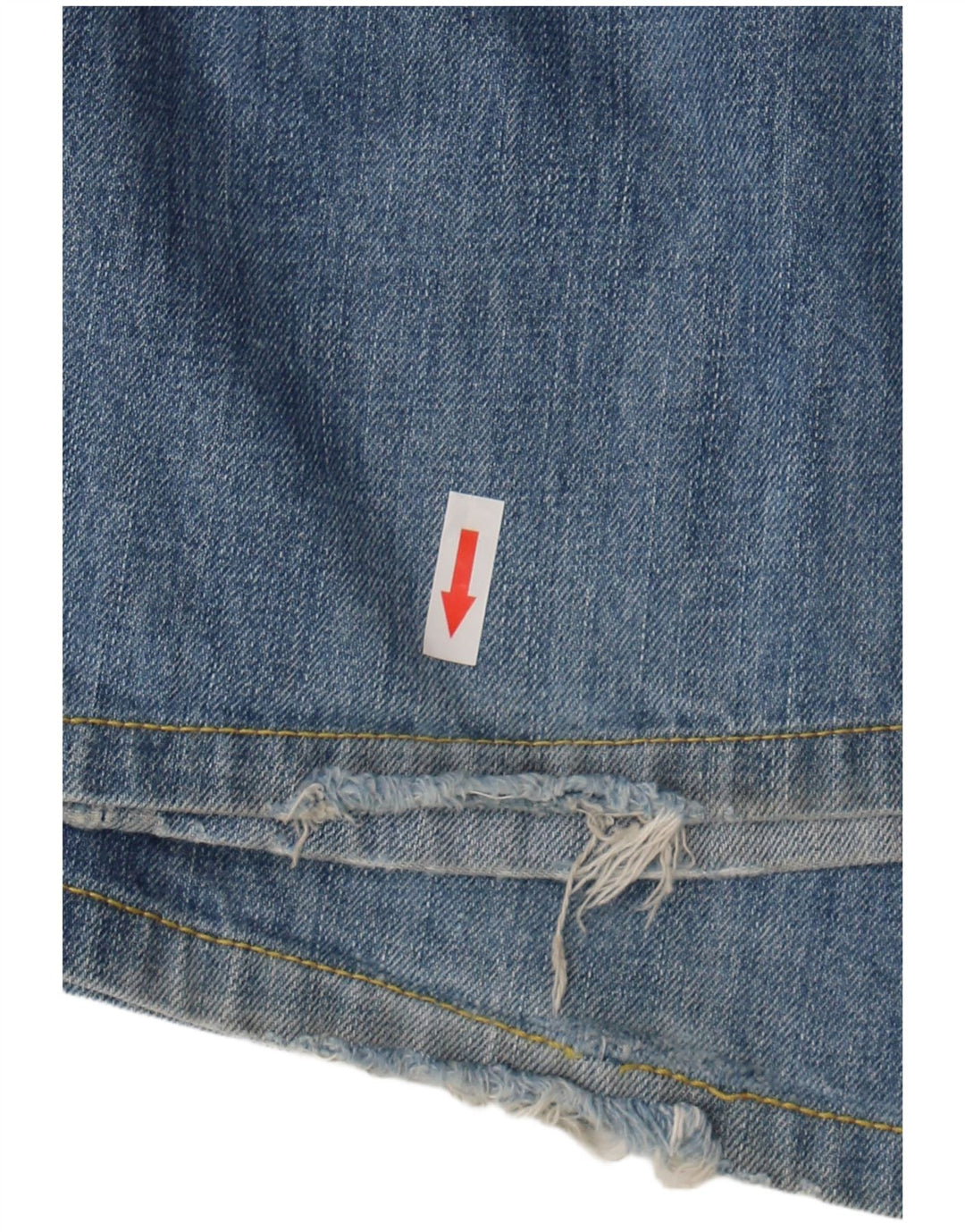 Replay Herren Distressed Straight Jeans W34 L30 Blaue Baumwolle