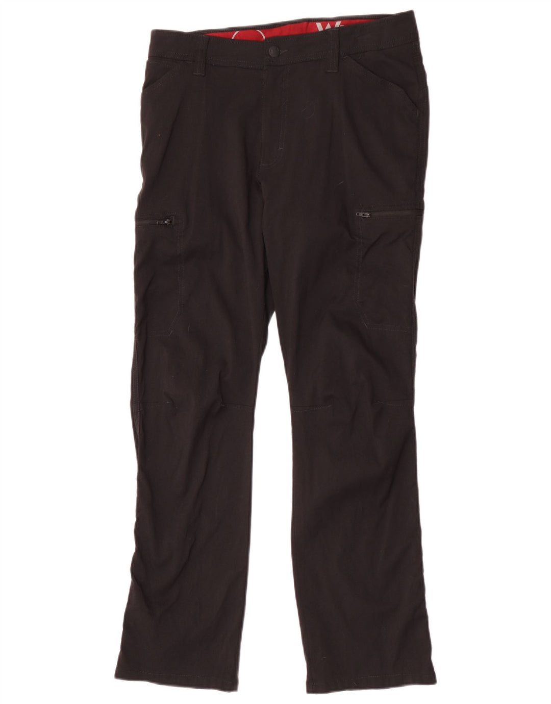 Wrangler Herren Slim Cargohose W32 L30 Schwarzes Nylon