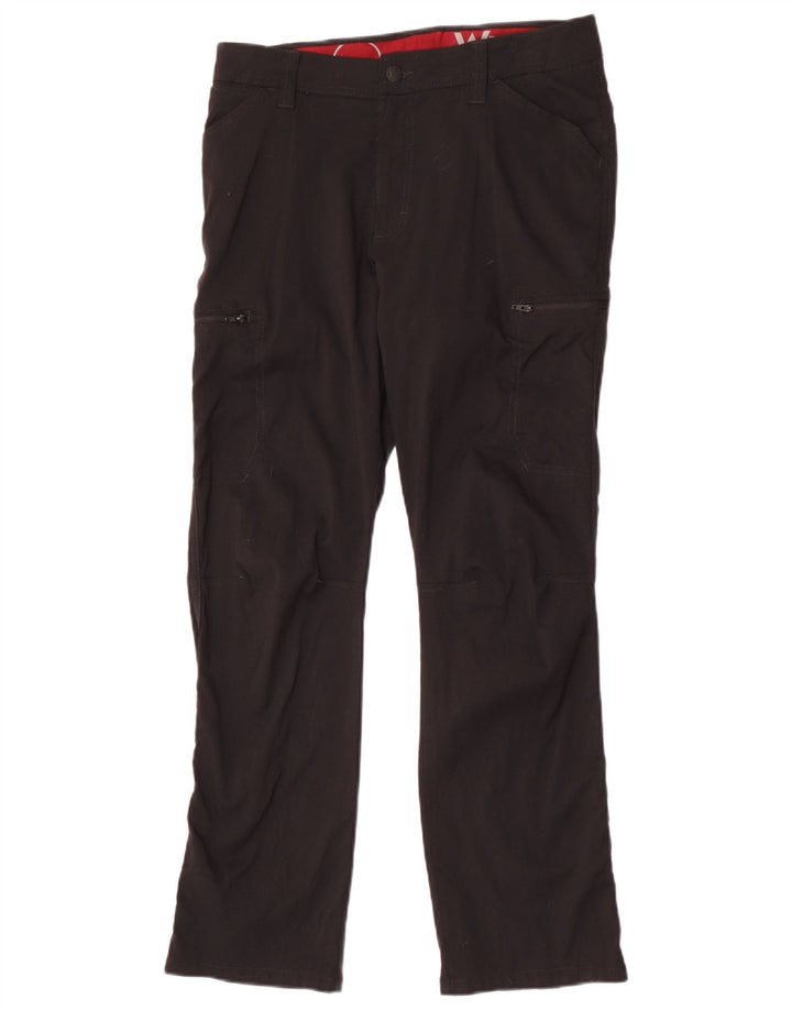 Wrangler Herren Slim Cargohose W32 L30 Schwarzes Nylon