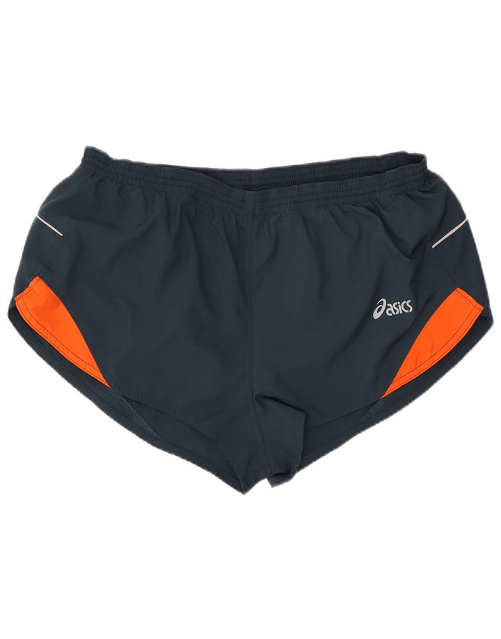 Asics Damen Sportshorts UK 14 Large Grau Polyester Sport