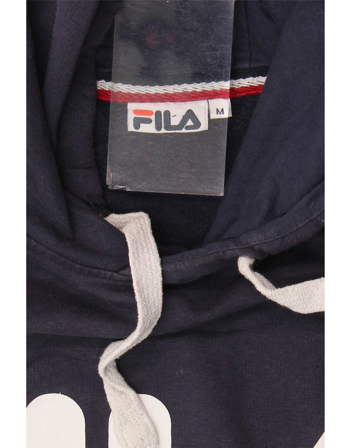 Fila Herren-Kapuzenpullover mit Grafik, mittelgroß, Marineblau