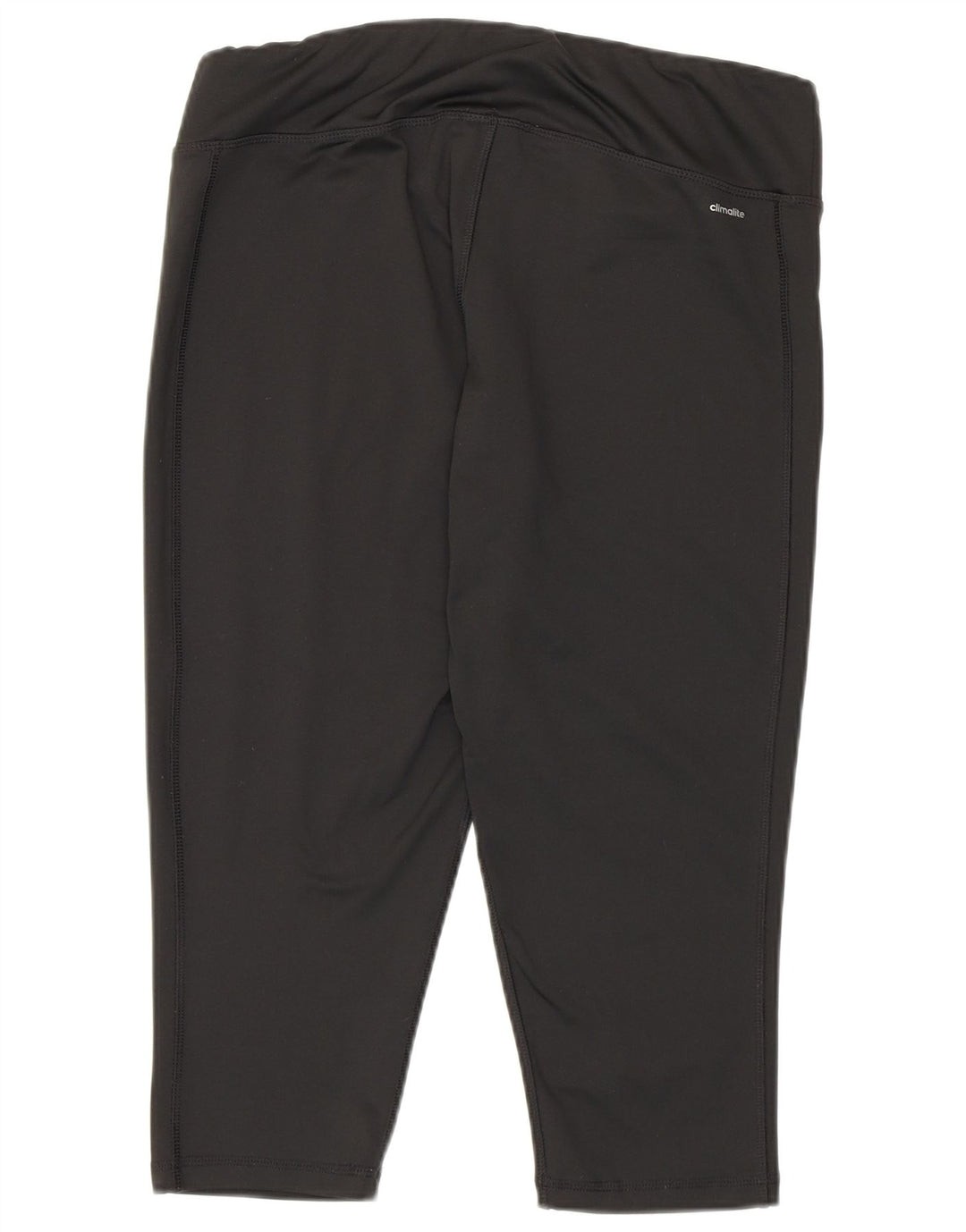 Adidas Damen Climalite Capri Leggings UK 16/18 Large Schwarz Polyester