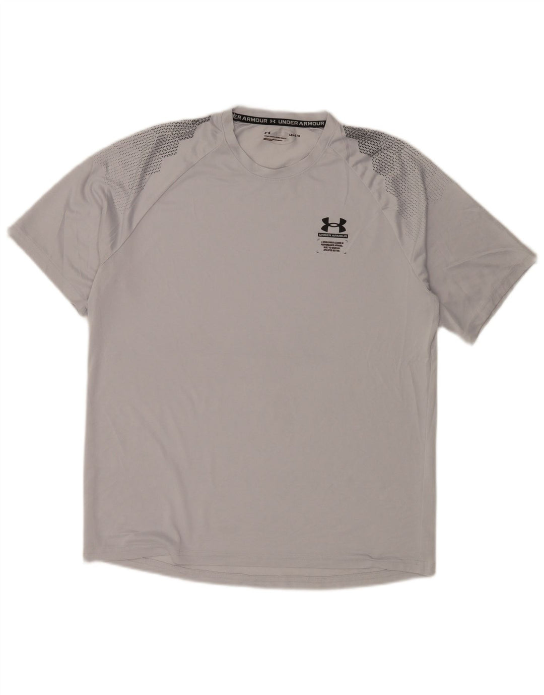 Under Armour Herren T-Shirt Top Large Grau Geometrisch