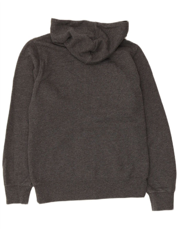 New Balance Herren-Kapuzenpullover mit Reißverschluss, klein, graue Baumwolle